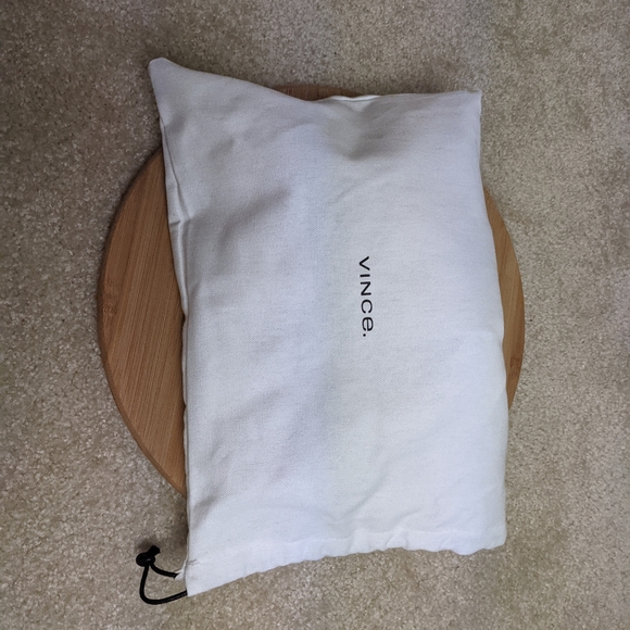 VINCE Tenison Espadrille Sandal White Leather Flat Low Platform Jute - Picture 8 of 16